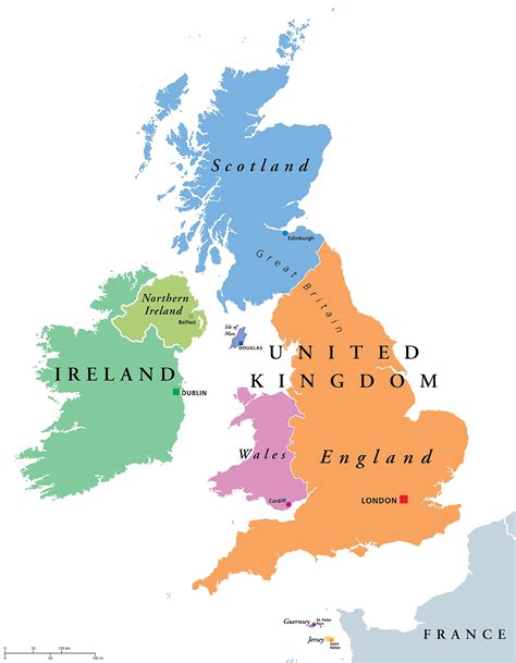 england northwestern europe map
